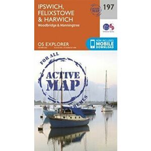 Ipswich, Felixstowe and Harwich. September 2015 ed, Sheet Map - Ordnance Survey imagine