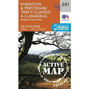 Knighton and Presteigne Tref-y-Clawdd a Dyffryn Elan. September 2015 ed, Sheet Map - Ordnance Survey imagine