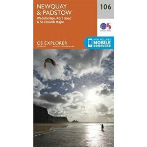 Newquay and Padstow. September 2015 ed, Sheet Map - Ordnance Survey imagine