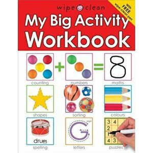Wipe Clean My Big Activity Work Book, Spiral Bound - Roger Priddy imagine