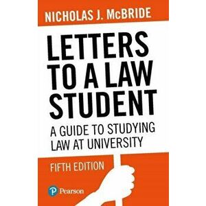 Letters to a Law Student. 5 ed, Paperback - Nicholas McBride imagine