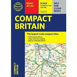 Philip's Compact Britain Road Atlas. (Flexi A5), Paperback - Philip's Maps imagine
