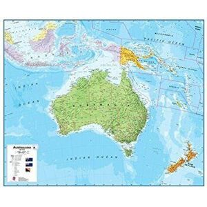 Australasia laminated, Sheet Map - *** imagine