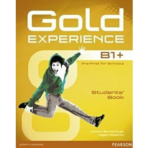 Gold Experience B1+ Students' Book with DVD-ROM Pack - Megan Roderick imagine
