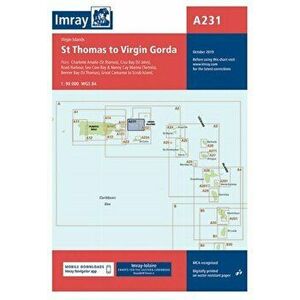 Imray Chart A231. Virgin Islands St Thomas to Virgin Gorda, New ed, Sheet Map - Imray imagine