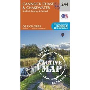 Cannock Chase. September 2015 ed, Sheet Map - Ordnance Survey imagine