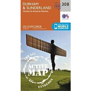 Durham and Sunderland. September 2015 ed, Sheet Map - Ordnance Survey imagine