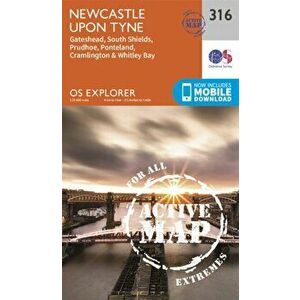 Newcastle Upon Tyne. September 2015 ed, Sheet Map - Ordnance Survey imagine