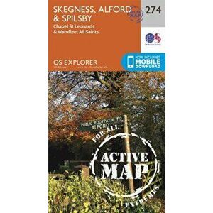 Skegness, Alford and Spilsby. September 2015 ed, Sheet Map - Ordnance Survey imagine
