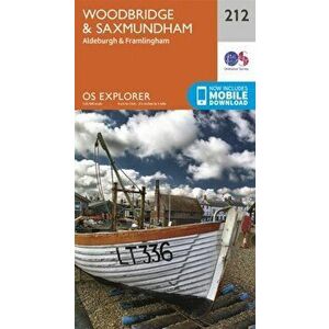 Woodbridge and Saxmundham. September 2015 ed, Sheet Map - Ordnance Survey imagine