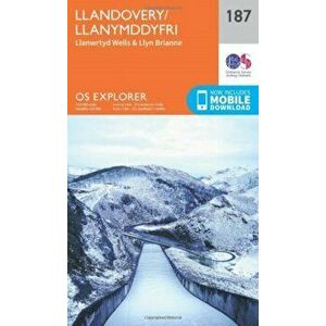 Llandovery, Llanwrtyd Wells and Llyn Brianne. September 2015 ed, Sheet Map - Ordnance Survey imagine