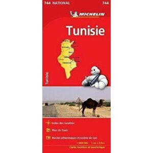 Tunisia - Michelin National Map 744. Map, 2020, Sheet Map - *** imagine