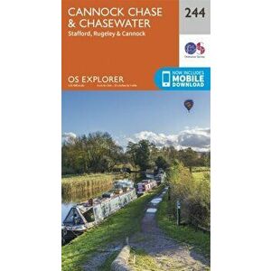 Cannock Chase. September 2015 ed, Sheet Map - Ordnance Survey imagine