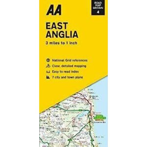 Road Map East Anglia. New ed, Sheet Map - *** imagine