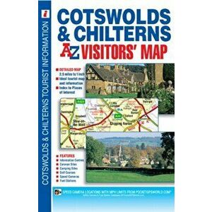 Cotswolds and Chilterns A-Z Visitors' Map. New 18th edition, Sheet Map - A-Z maps imagine