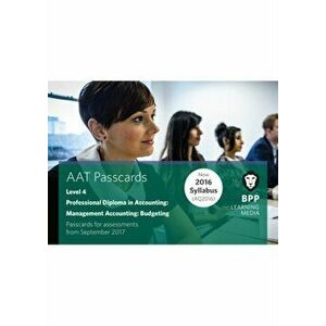 AAT Management Accounting Budgeting. Passcards, Spiral Bound - BPP Learning Media imagine