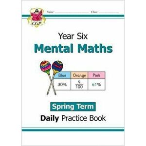 New KS2 Mental Maths Daily Practice Book: Year 6 - Spring Term, Paperback - CGP Books imagine