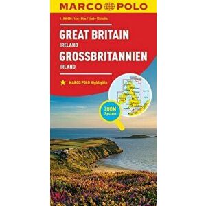 Great Britain & Ireland Map, Sheet Map - Marco Polo imagine