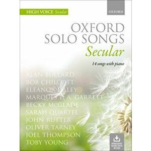 Oxford Solo Songs: Secular. 14 songs with piano, High voice book + downloadable backing tracks, Sheet Map - Oxford imagine