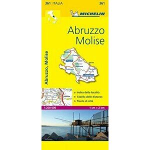 Abruzzo & Molise - Michelin Local Map 361. Map, 6 ed, Sheet Map - *** imagine