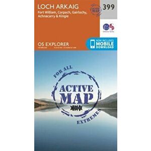 Loch Arkaig - Fort William and Corpach. September 2015 ed, Sheet Map - Ordnance Survey imagine