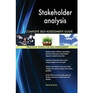 Stakeholder analysis Complete Self-Assessment Guide, Paperback - Gerardus Blokdyk imagine
