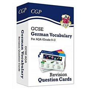 GCSE AQA German: Vocabulary Revision Question Cards, Hardback - CGP Books imagine