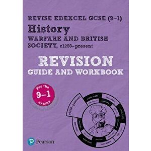 Pearson REVISE Edexcel GCSE (9-1) History Warfare and British Society Revision Guide and Workbook. for home learning, 2022 and 2023 assessments and ex imagine