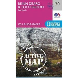 Beinn Dearg & Loch Broom, Ben Wyvis. February 2016 ed, Sheet Map - Ordnance Survey imagine