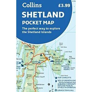 Shetland Pocket Map. The Perfect Way to Explore the Shetland Islands, Sheet Map - Collins Maps imagine