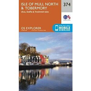Isle of Mull North and Tobermory. September 2015 ed, Sheet Map - Ordnance Survey imagine
