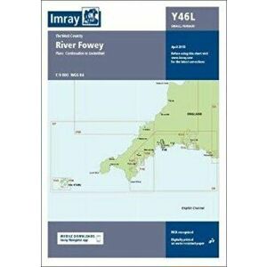 Imray Chart Y46 River Fowey Laminated. Laminated Y46 River Fowey (Small Format), Sheet Map - Imray imagine