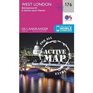West London, Rickmansworth & Staines. February 2016 ed, Sheet Map - Ordnance Survey imagine