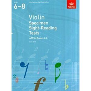 Violin Specimen Sight-Reading Tests, ABRSM Grades 6-8. from 2012, Sheet Map - *** imagine