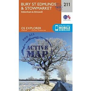 Bury St.Edmunds and Stowmarket. September 2015 ed, Sheet Map - Ordnance Survey imagine