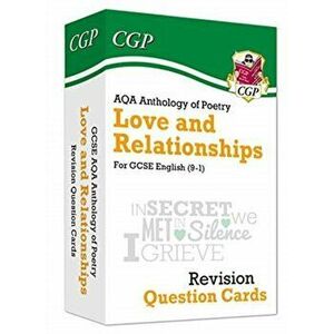 GCSE English: AQA Love & Relationships Poetry Anthology - Revision Question Cards, Hardback - CGP Books imagine