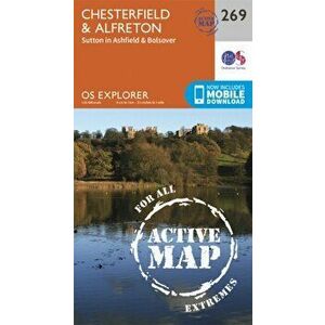 Chesterfield and Alfreton. September 2015 ed, Sheet Map - Ordnance Survey imagine