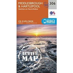 Middlesbrough and Hartlepool, Stockton-on-Tees and Redcar. September 2015 ed, Sheet Map - Ordnance Survey imagine