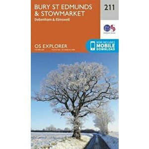 Bury St.Edmunds and Stowmarket. September 2015 ed, Sheet Map - Ordnance Survey imagine
