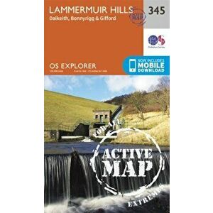 Lammermuir Hills. September 2015 ed, Sheet Map - Ordnance Survey imagine