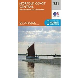 Norfolk Coast Central. September 2015 ed, Sheet Map - Ordnance Survey imagine