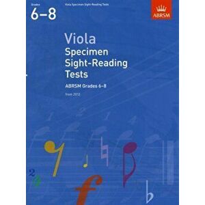 Viola Specimen Sight-Reading Tests, ABRSM Grades 6-8. from 2012, Sheet Map - *** imagine
