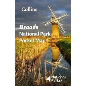 Broads National Park Pocket Map. The Perfect Guide to Explore This Area of Outstanding Natural Beauty, Sheet Map - Collins Maps imagine