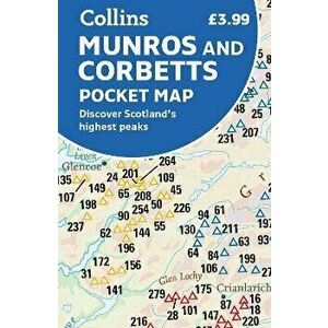 Munros and Corbetts Pocket Map. Discover Scotland's Highest Peaks, Sheet Map - Collins Maps imagine