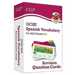 GCSE AQA Spanish: Vocabulary Revision Question Cards, Hardback - CGP Books imagine