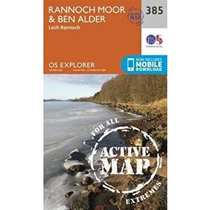 Rannoch Moor and Ben Alder. September 2015 ed, Sheet Map - Ordnance Survey imagine
