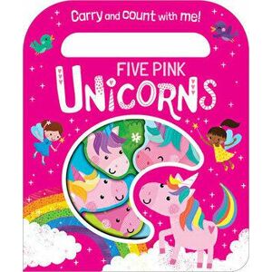 Five Pink Unicorns, Board book - Katie Button imagine