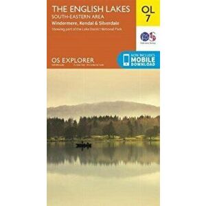The English Lakes South-Eastern Area. Windermere, Kendal & Silverdale, Sheet Map - *** imagine