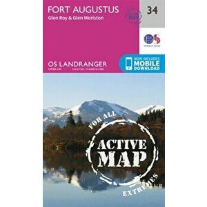 Fort Augustus, Glen Roy & Glen Moriston. February 2016 ed, Sheet Map - Ordnance Survey imagine