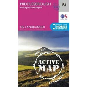Middlesbrough, Darlington & Hartlepool. February 2016 ed, Sheet Map - Ordnance Survey imagine